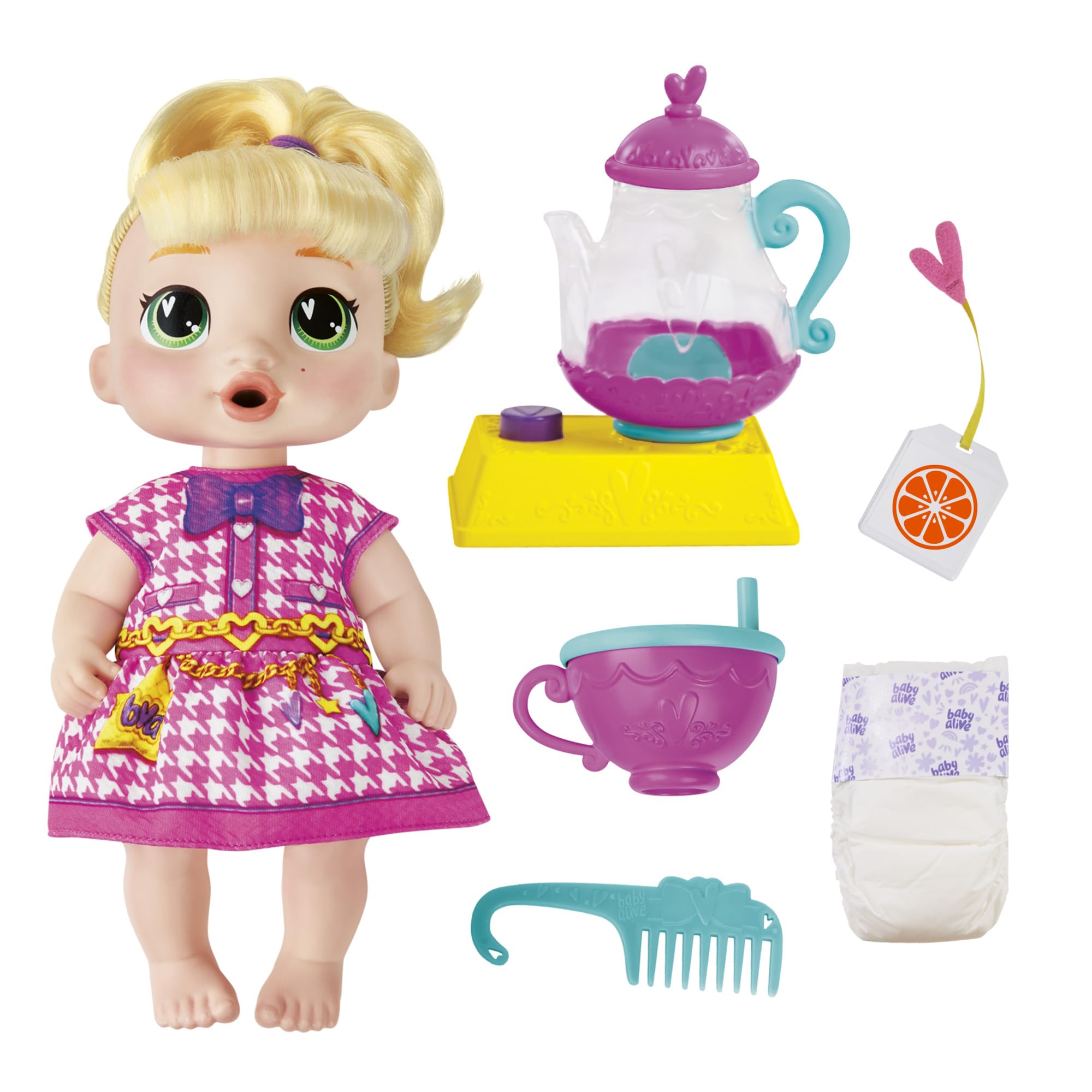 Amazon.com: Baby Alive Bubbly Tea Party LaLa GooGoo Doll with